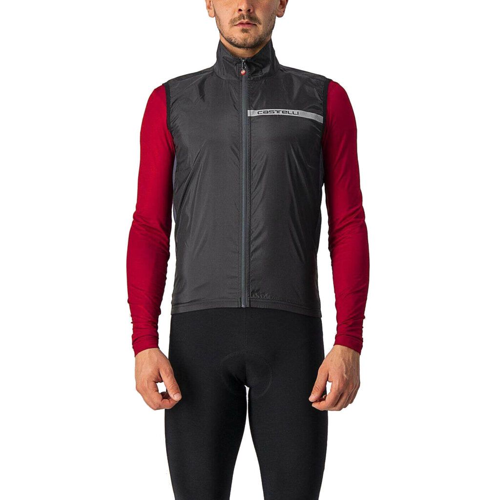 Castelli Squadra Stretch Vest Light Black/Dark Gray