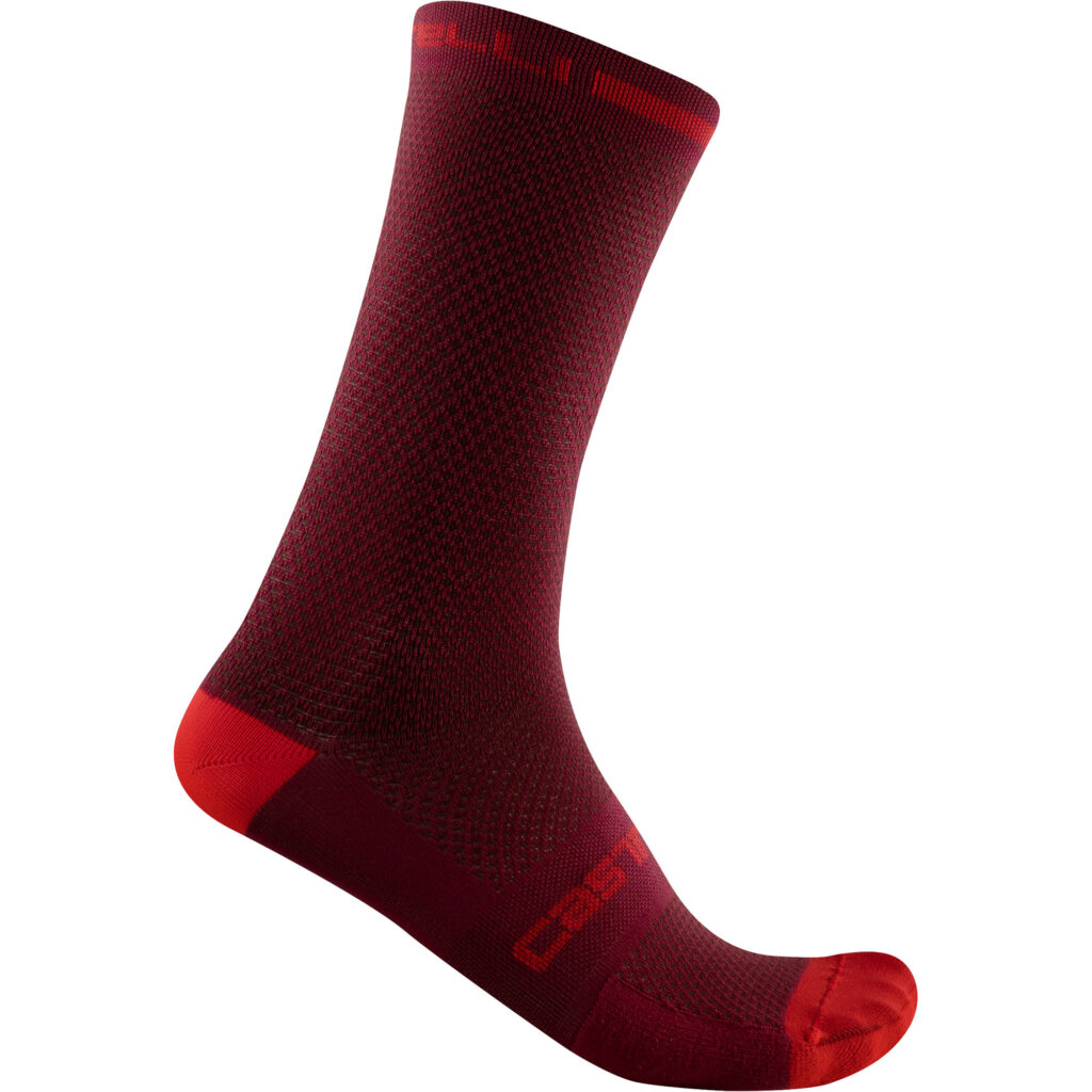 Castelli Superleggera T 18 Sock Bordeaux