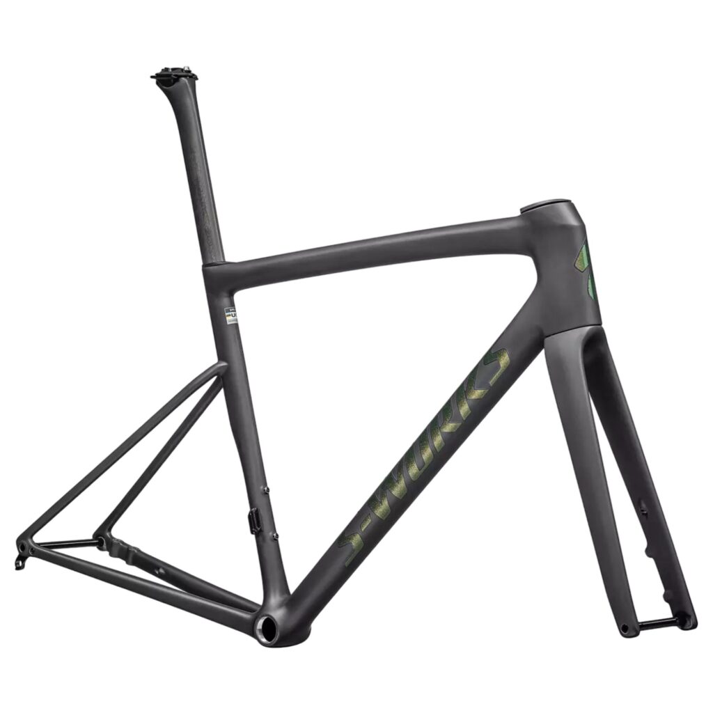 Specialized S-Works Tarmac SL8 Disc Kit Telaio RTP Satin Carbon Rtp/Silver To Green Pearl