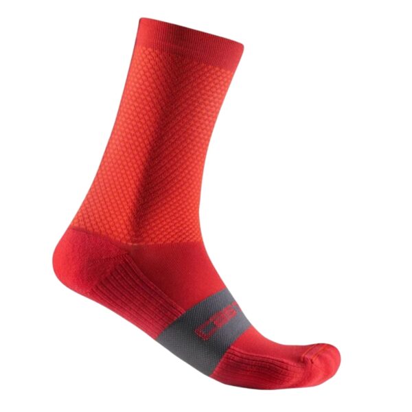 Castelli Espresso 15 Sock Rich Red