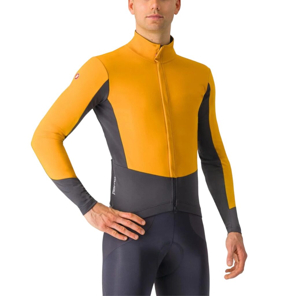 Castelli Perfetto Air Jacket Vivid Orange/Dark Gray