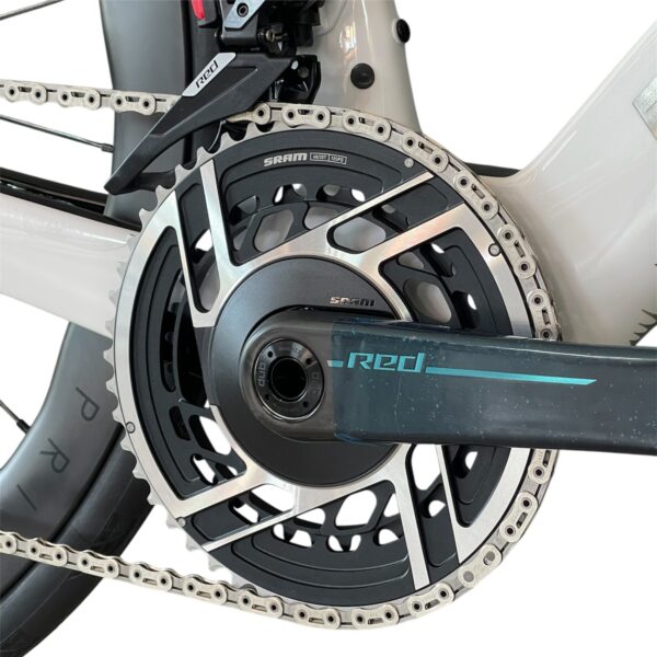 Pinarello DOGMA F Sram Red Etap AXS - Princeton Peak 4550 DB G113 Edge Crystal White