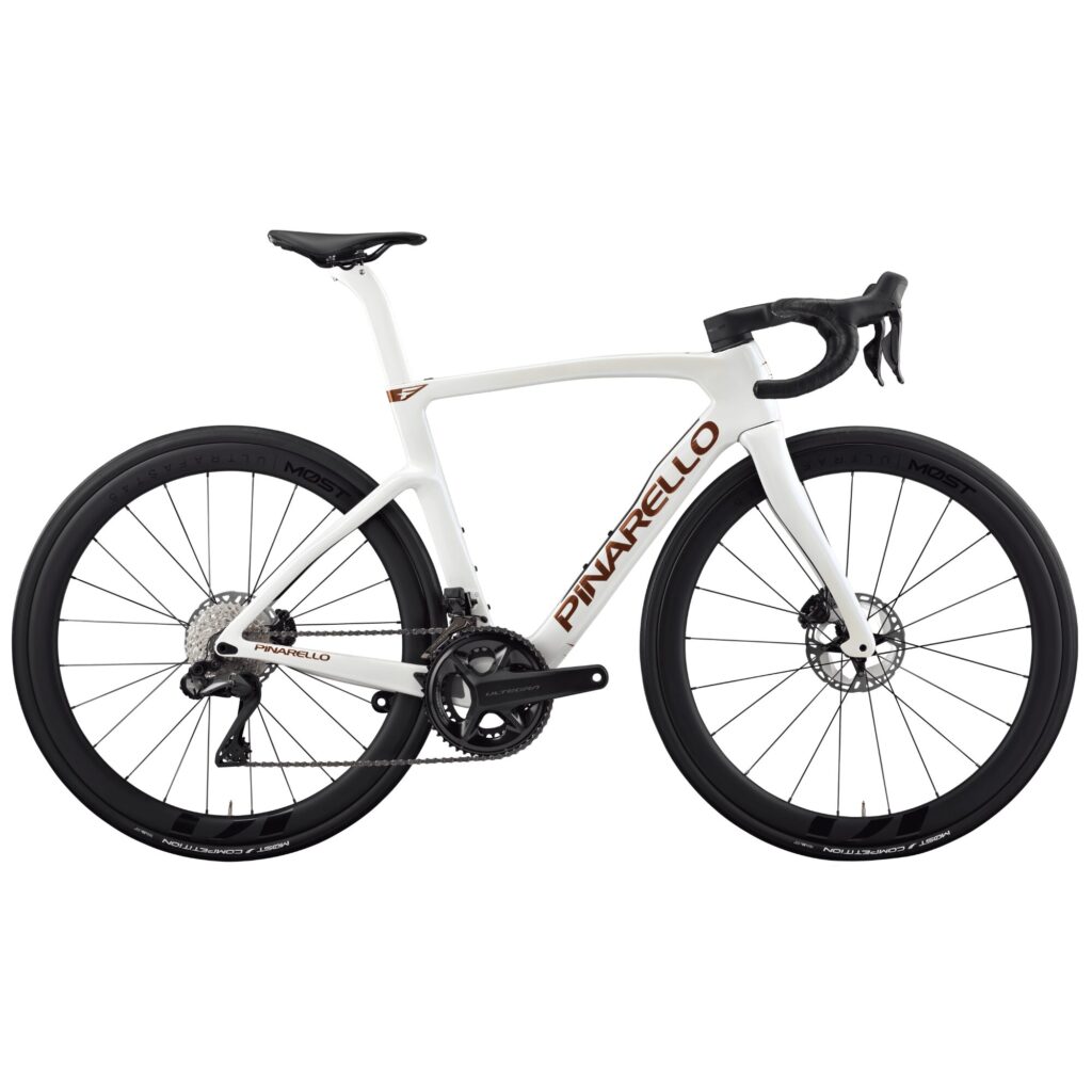 Pinarello F7 Ultegra Di2 - MOST Ultrafast 45 DB - H210 Alabaster White Shiny