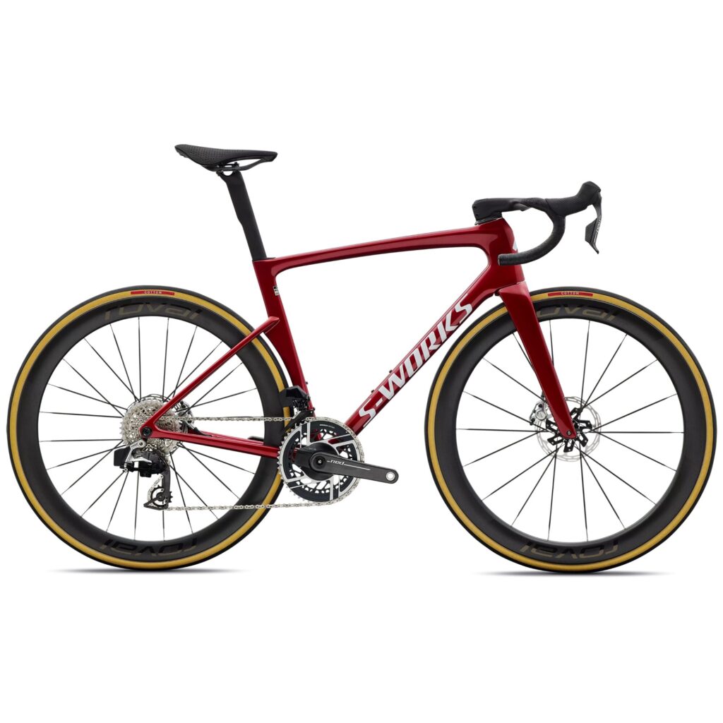 Specialized S-Works SL9 - Sram Red AXS Gloss Ruby Metallic/White Silver Metallic